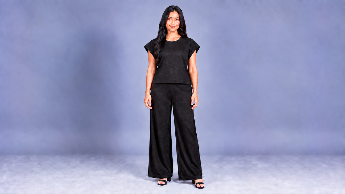 Sequin two piece set for women