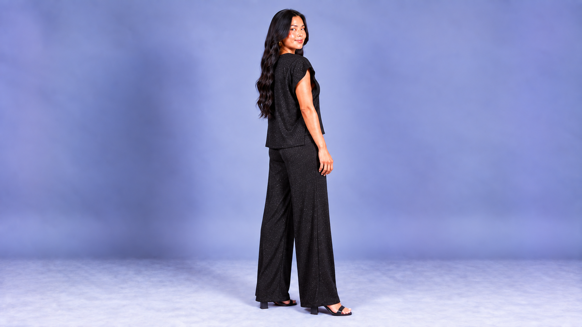 Sequin two piece set for women
