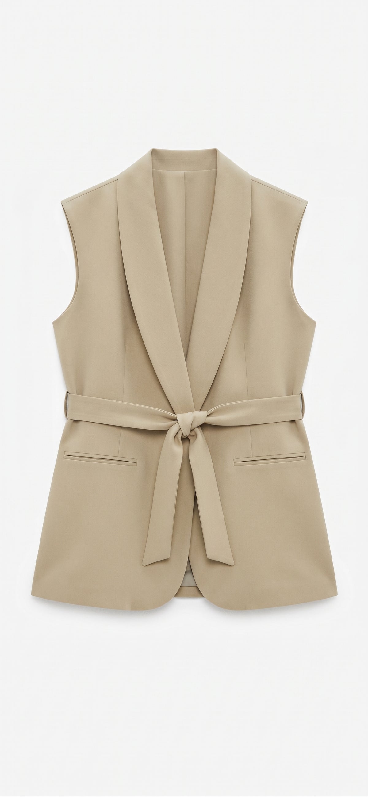Women’s Tailored Sleeveless Vest Jacket