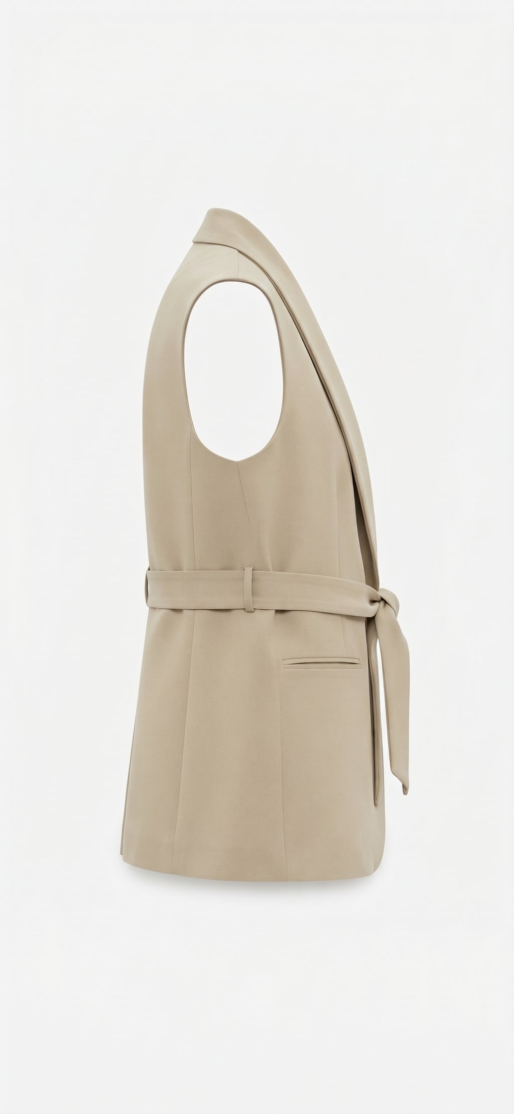 Women’s Tailored Sleeveless Vest Jacket