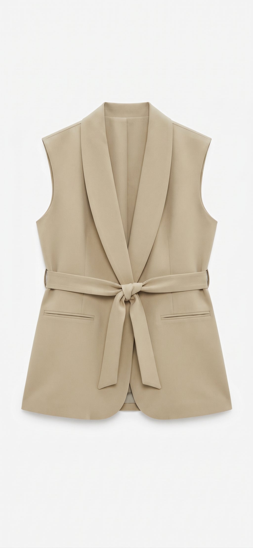 Women’s Tailored Sleeveless Vest Jacket