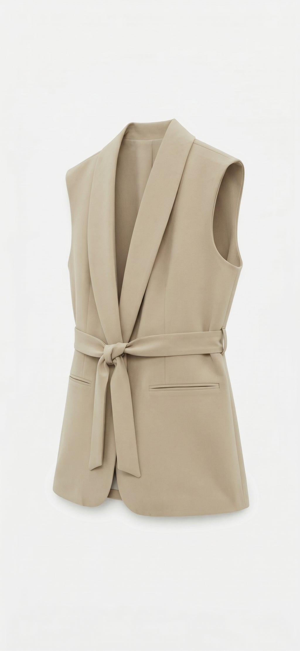Women’s Tailored Sleeveless Vest Jacket