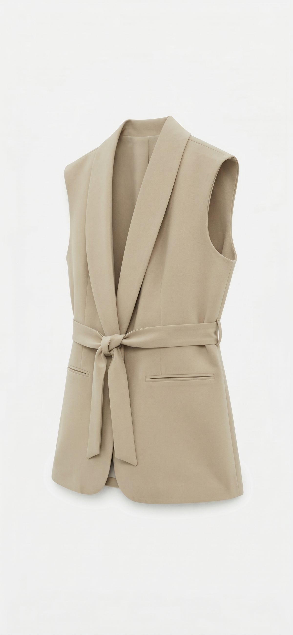 Women’s Tailored Sleeveless Vest Jacket